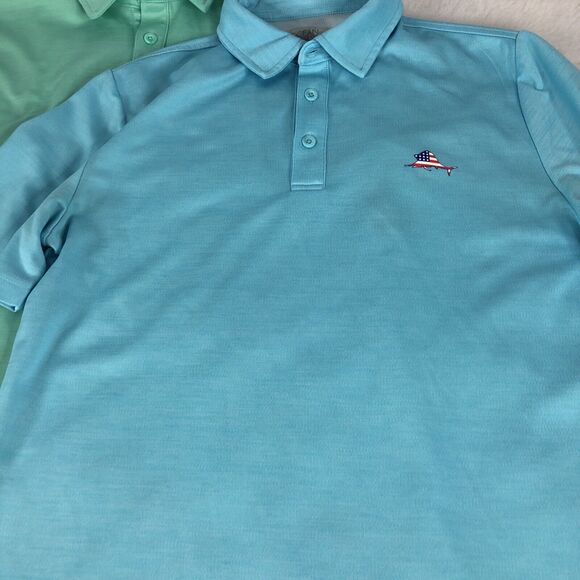 Mens Ocean + Coast Polo Shirt x2 Bundle Size M Medium - Picture 2 of 8